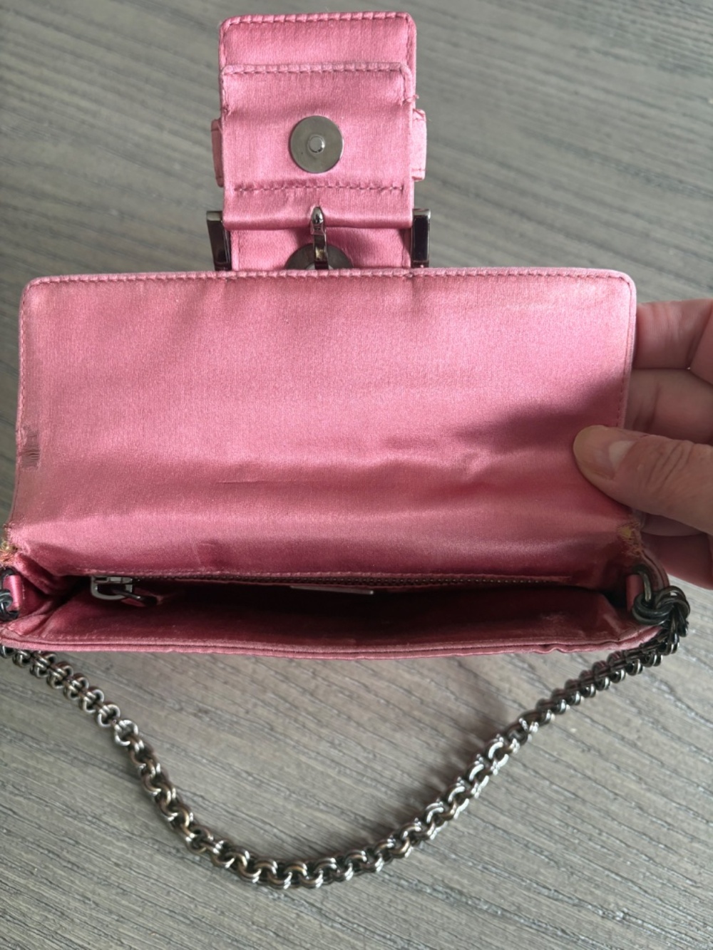 Vintage Prada Cleo Satin Mini Bag - Picture 6 of 7